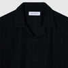 Edwin S/S Sega Shirt - Black Garment Washed - Front Close Up