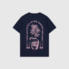 Edwin Sake And Roses Tee - Marmite Blue Garment Washed - Back