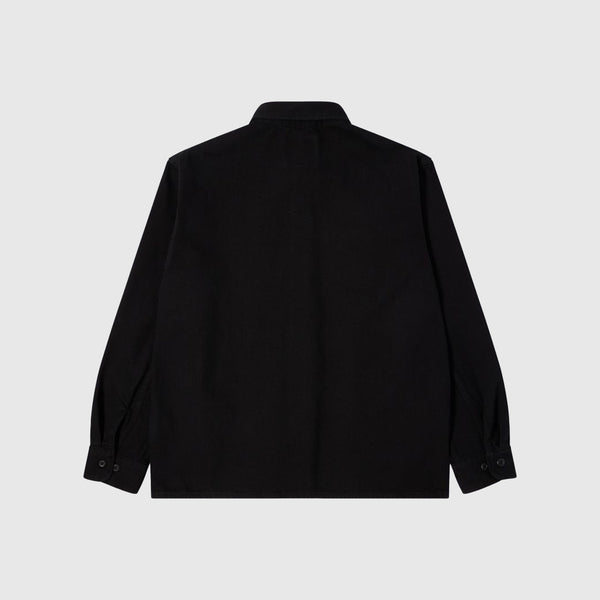 Edwin Sebastian Shirt - Black Garment Dyed - Back