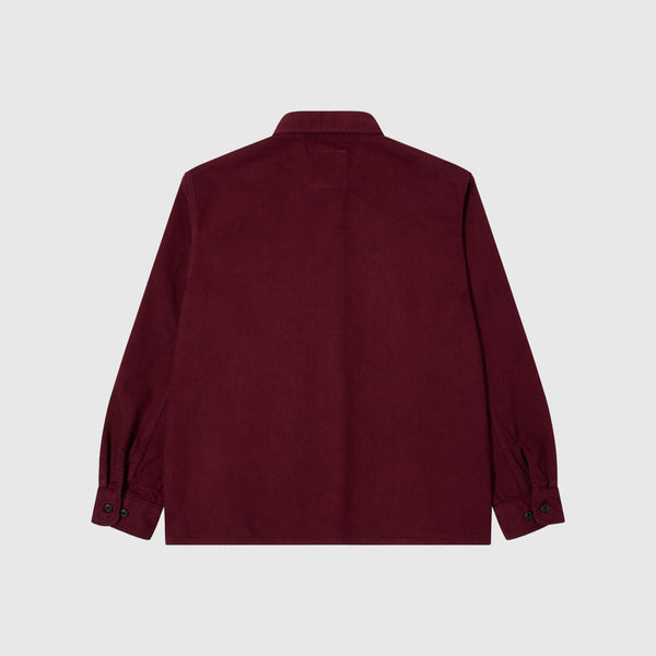 Edwin Sebastian Shirt - Windsor Wine Garment Dyed - Back