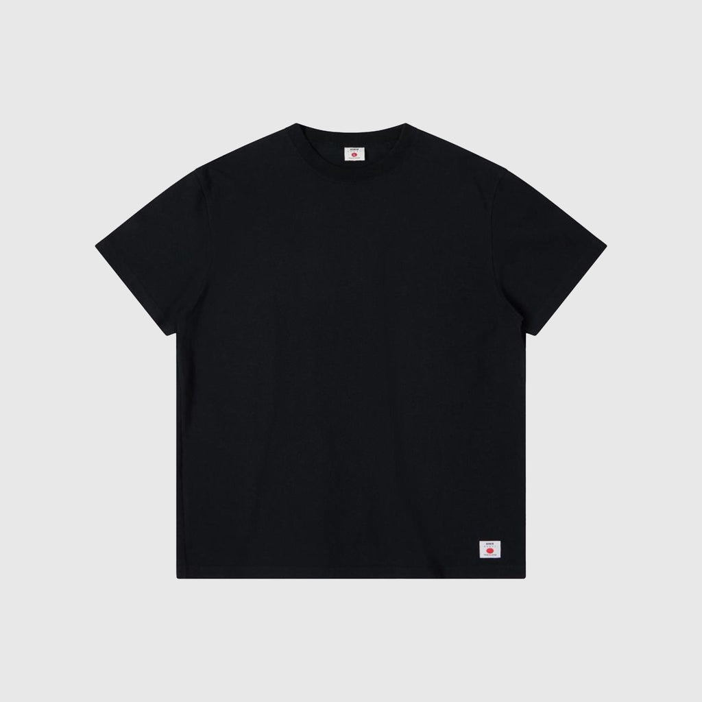 Edwin T-Shirt - Black Garment Washed - Front