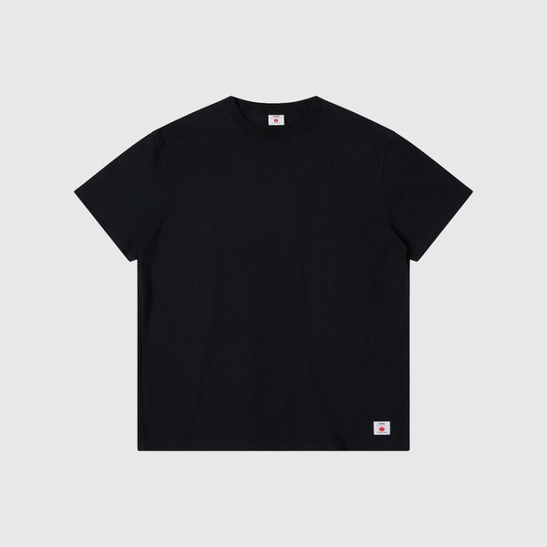 Edwin T-Shirt - Black Garment Washed - Front