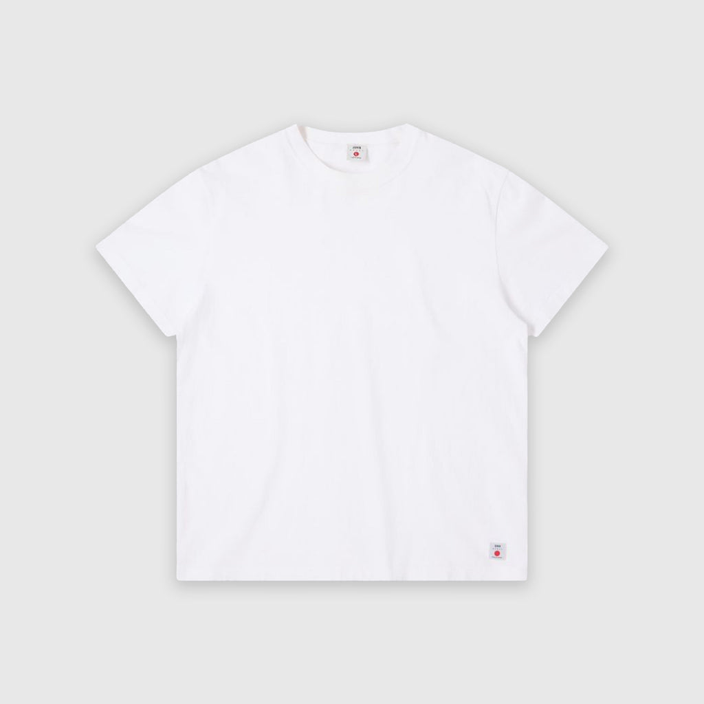 Edwin T-Shirt - White Garment Washed - Front