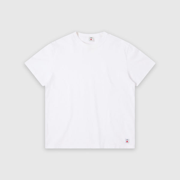 Edwin T-Shirt - White Garment Washed - Front