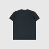Edwin T Shirt - Black Garment Dyed Wash - Back
