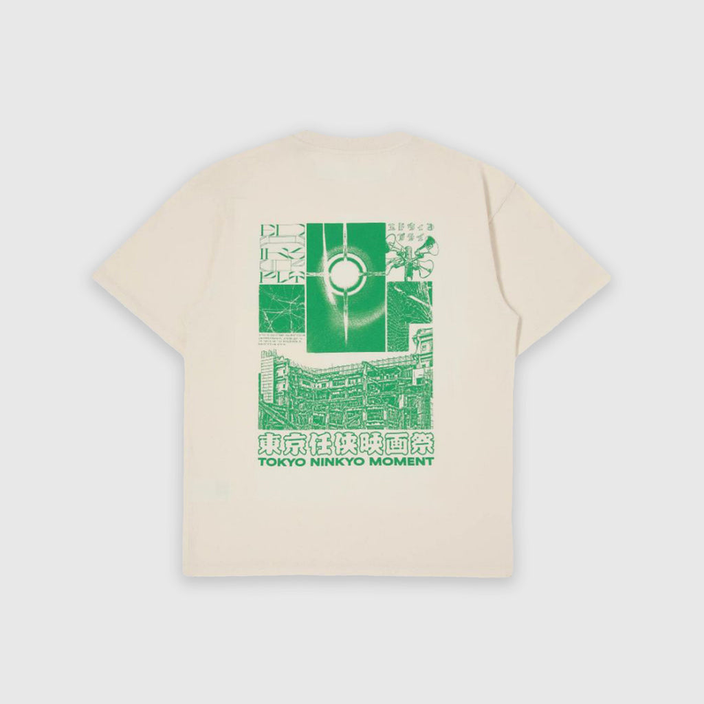 Edwin Tokyo Ninkyo Moment Tee - Whisper White Garment Washed - Back