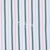 Edwin Toledo Shirt SS Stripes - White / Pink - Front Close Up