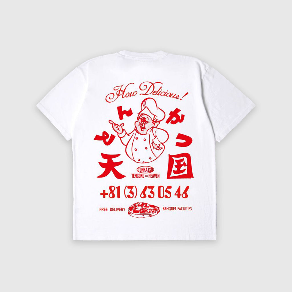 Edwin Tonkatsu Tee - White - Back