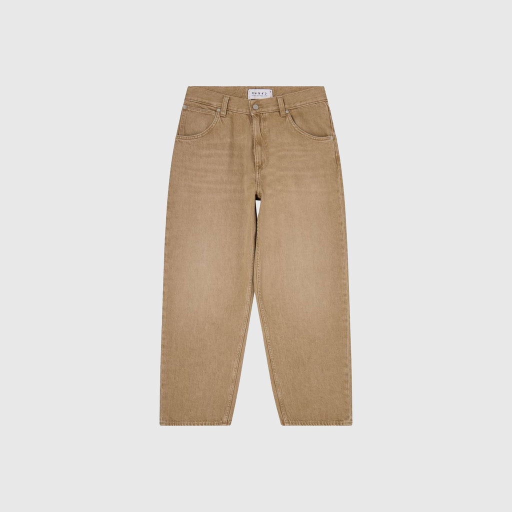 Edwin Tyrell Pant - Beige Amber Wash - Front