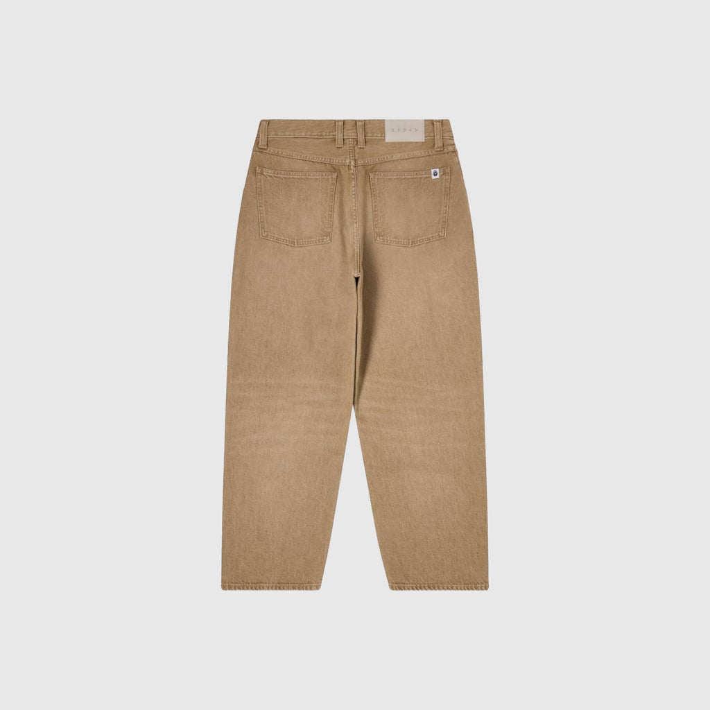 Edwin Tyrell Pant - Beige Amber Wash - Back