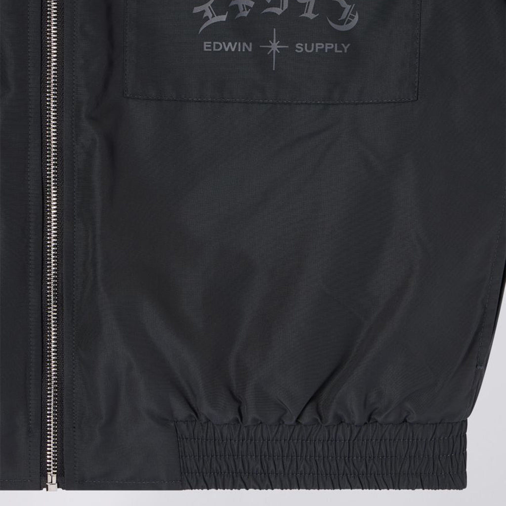 Edwin Ultra Bomber - Black - Front Close Up
