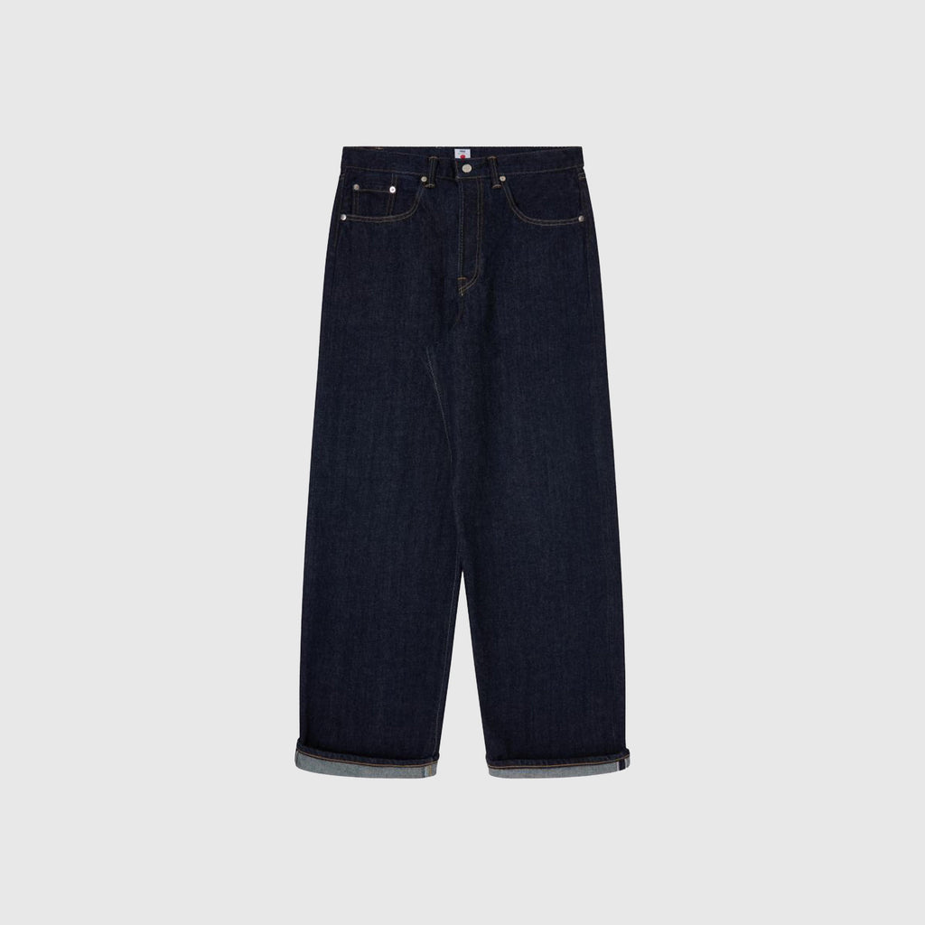 Edwin Wide Pant - Blue Rinsed Red Selvage - Front