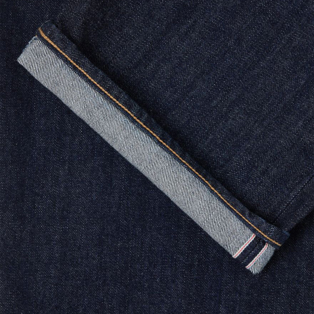 Edwin Wide Pant - Blue Rinsed Red Selvage - Close Up