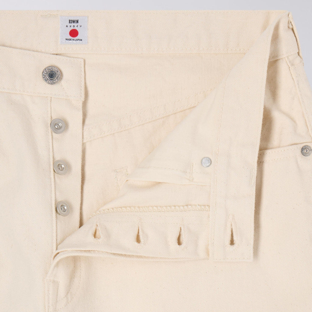 Edwin Wide Pant - Natural Rinsed - Close Up