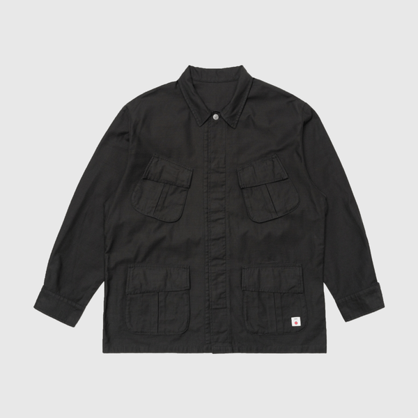 Edwin Jungle Shirt - Black Garment Washed