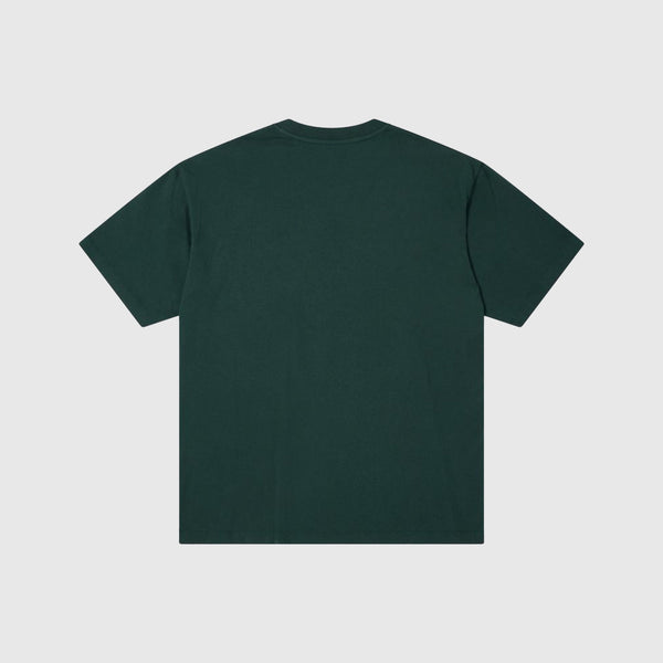Edwin Oversize Basic TS - Green Gables Garment Washed - Back