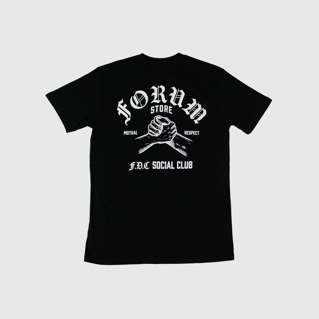 FDC Mutual Respect Tee - Black - Back