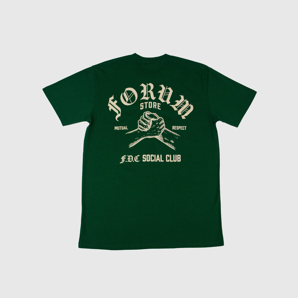 FDC Mutual Respect Tee - Emerald - Back