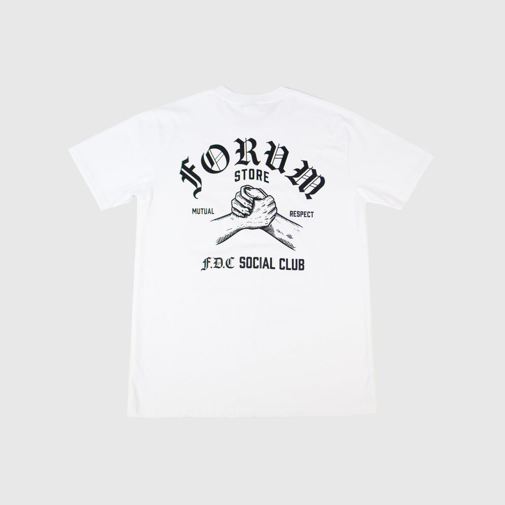 FDC Mutual Respect Tee - White - Back