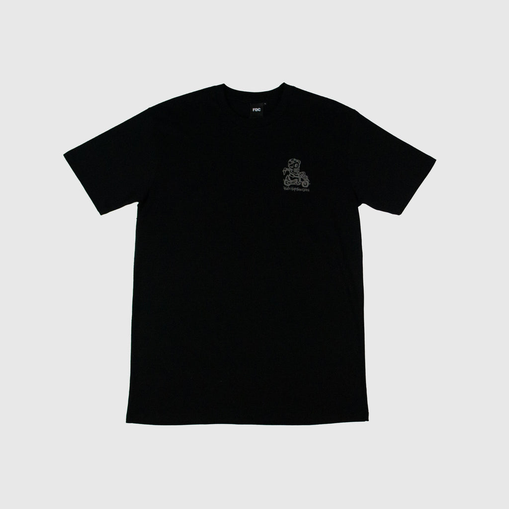 FDC Skull Rider Tee Black - Front