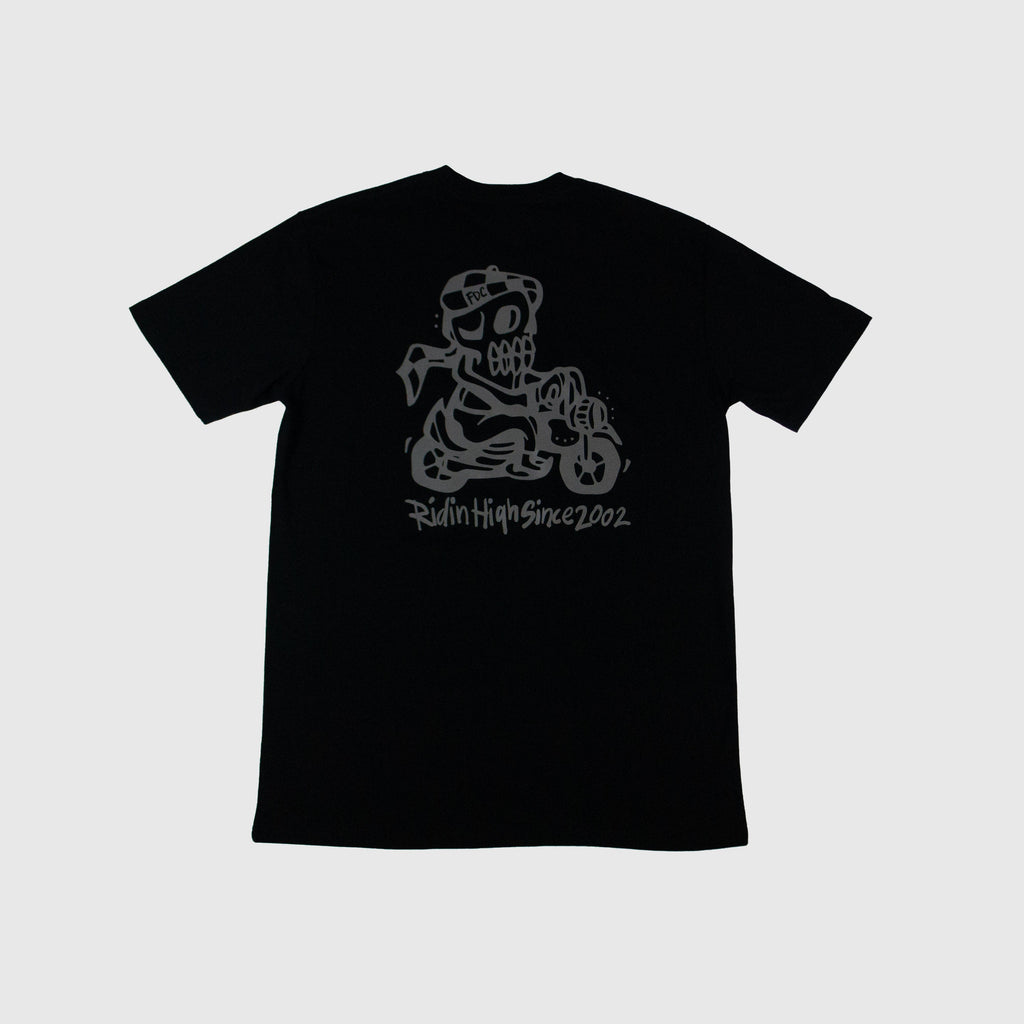 FDC Skull Rider Tee Black - Back