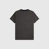 Fred Perry Fine Stripe Heavy Weight Tee - Black / Field Green - Back