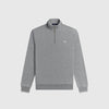 Fred Perry Half Zip Sweatshirt - Steel Marl - Front