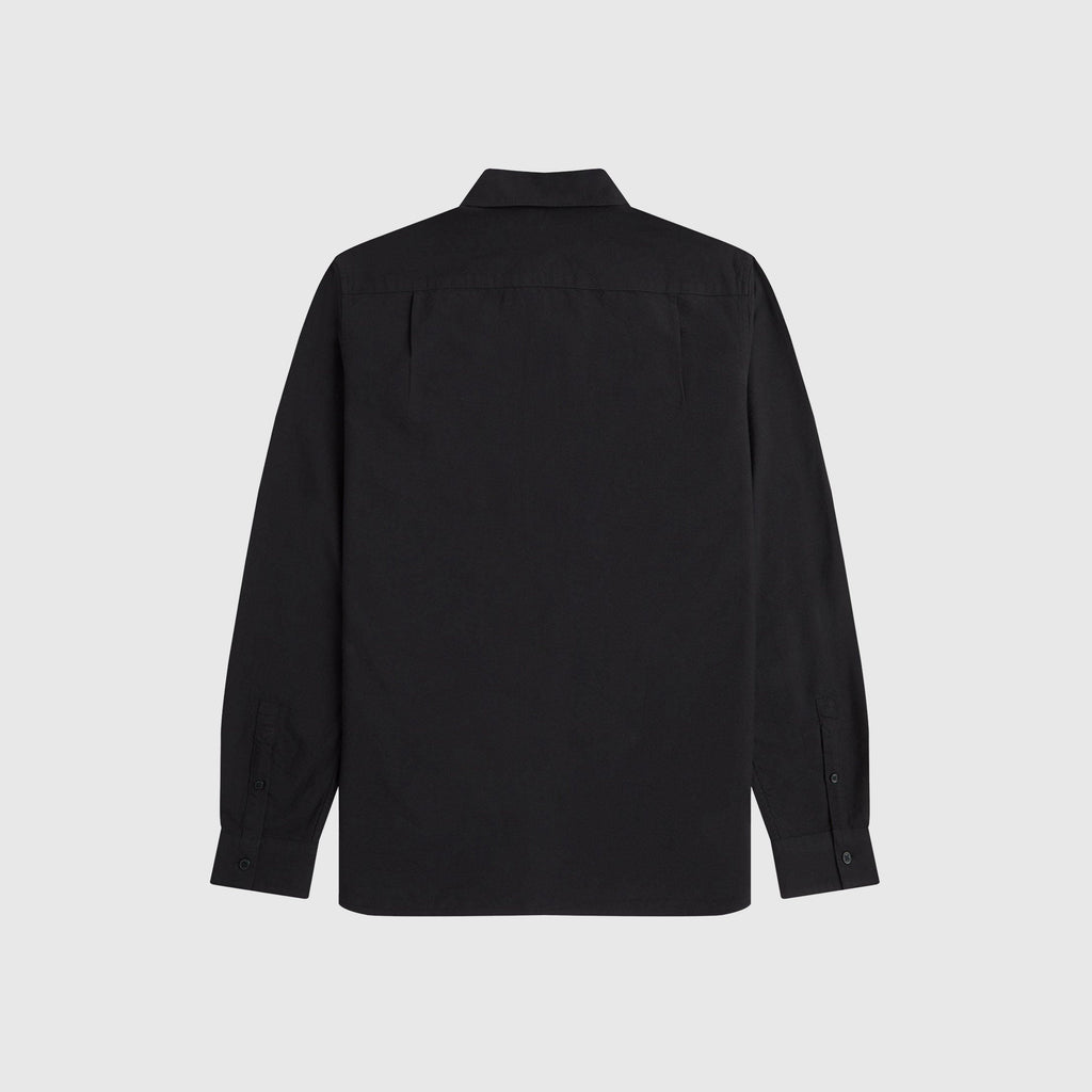 Fred Perry Oxford Shirt - Black - Back