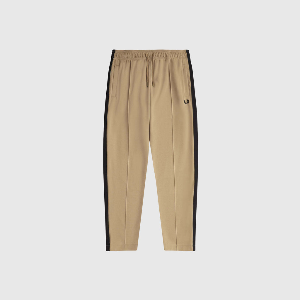 Fred Perry Tape Detail Track Pant - Warm Stone - Front