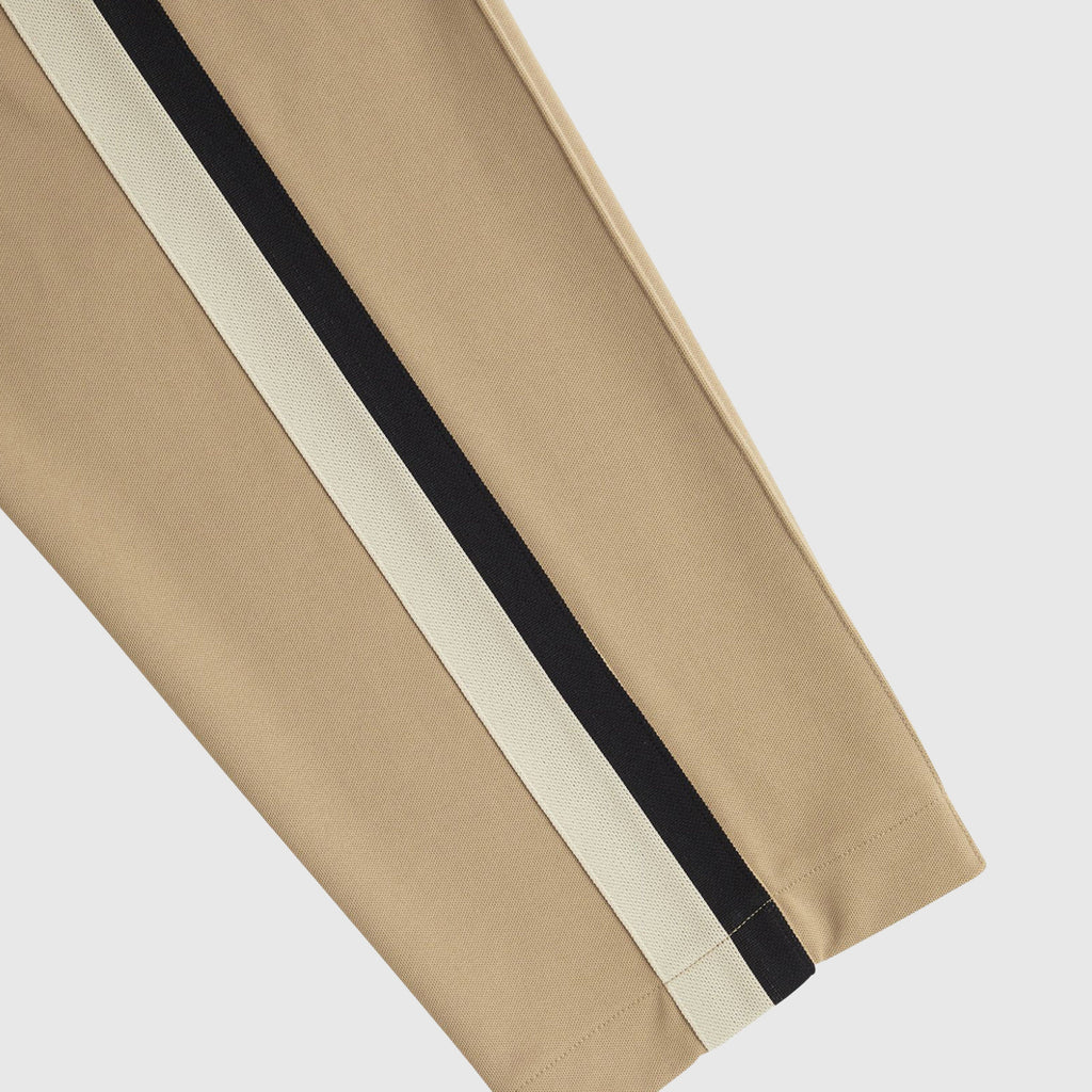 Fred Perry Tape Detail Track Pant - Warm Stone - Close Up