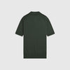 Fred Perry Cotton Knitted Shirt - Court Green - Back