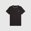 Fred Perry Twin Tipped T-shirt - Anchor Grey / Oatmeal - Front