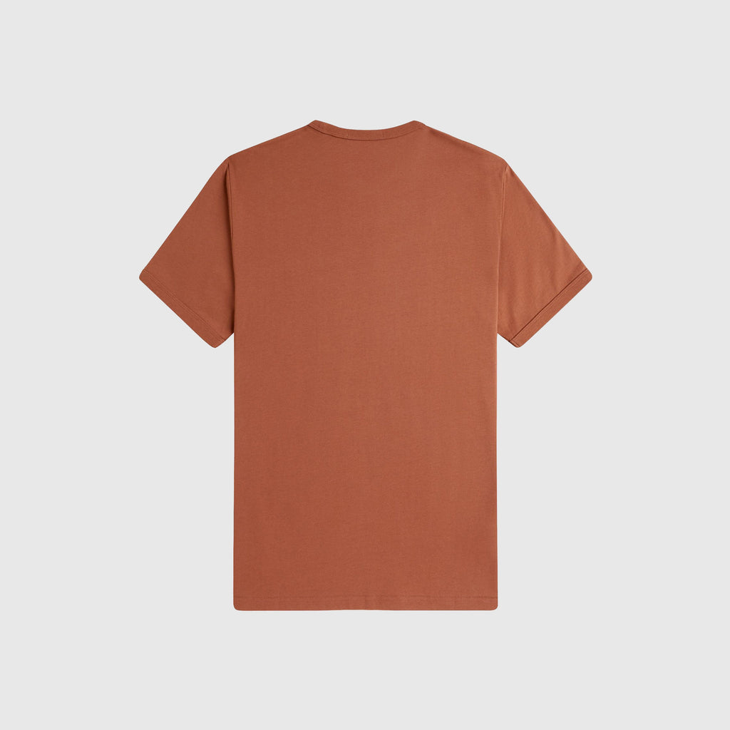 Fred Perry Ringer T-Shirt - Cinnamon - Back