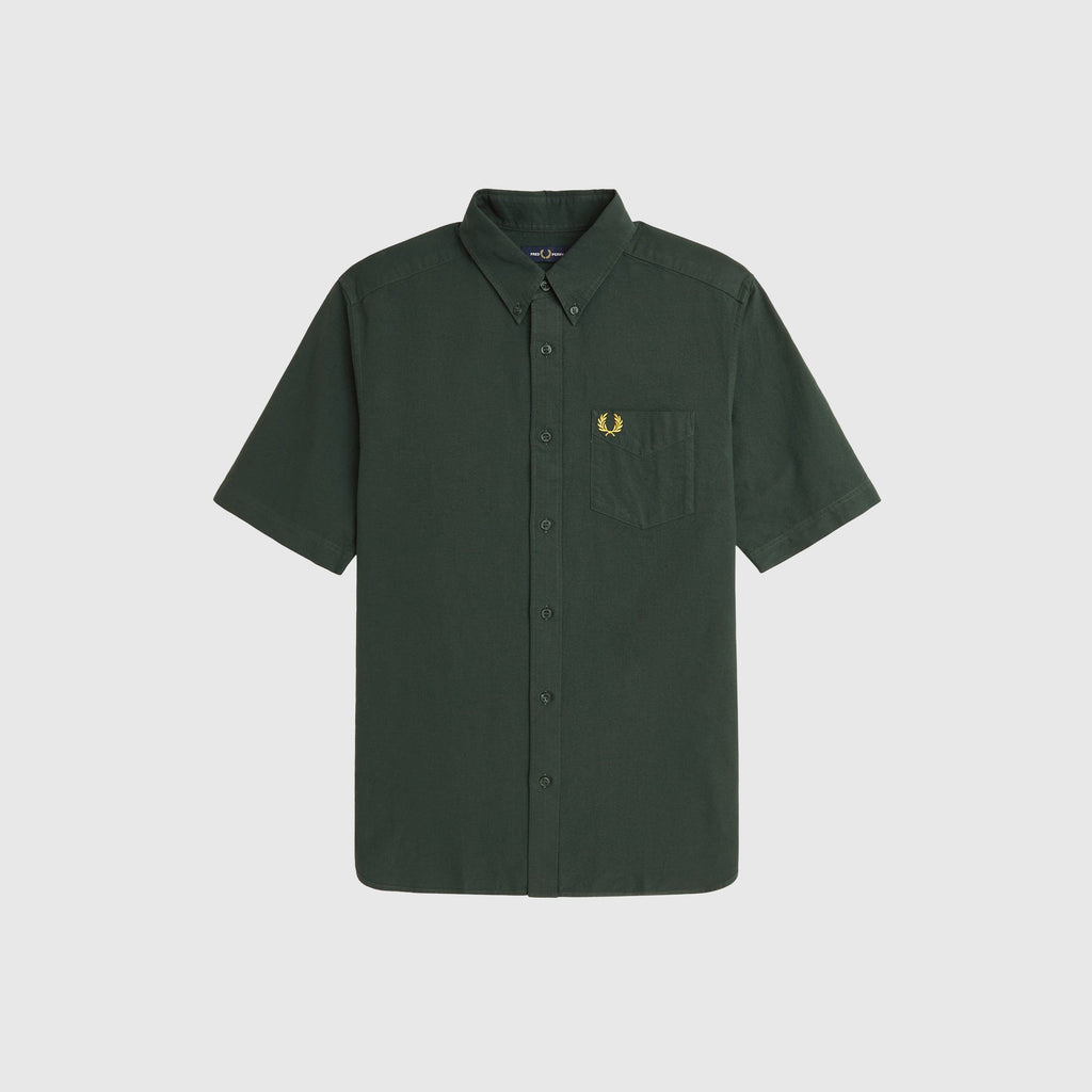 Fred Perry Oxford Shirt - Court Green - Front