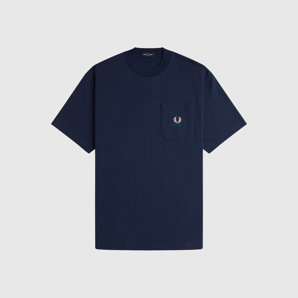 Fred Perry Relaxed 1952 T shirt - Tennis Blue - Front