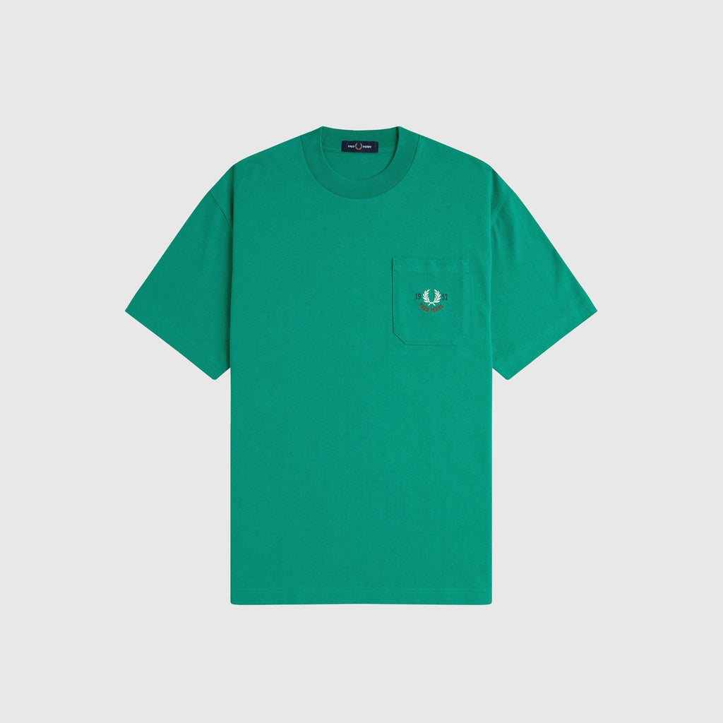 Fred Perry Relaxed 1952 T shirt - Label Green - Front