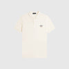 Fred Perry Clubhouse Embroidered Polo Shirt - Ecru - Front