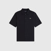 Fred Perry Basket Weave Shirt - Black - Front
