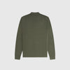 Fred Perry Button Through Knitted Shirt - Laurel Wreath Green - Back