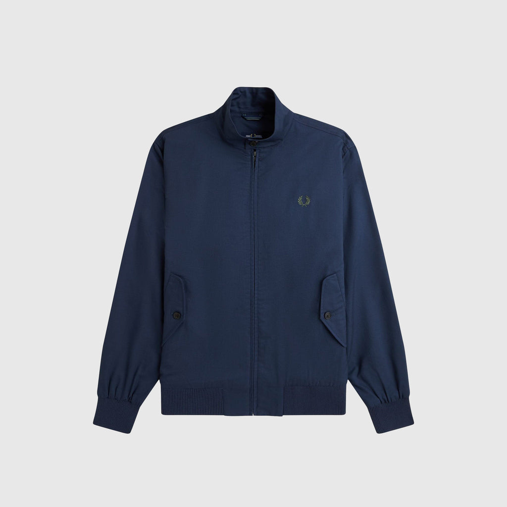 Fred Perry Classic Harrington Jacket - Tennis Blue - Front