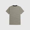 Fred Perry Fine Stripe Heavy Weight Tee - Oatmeal / Black - Back