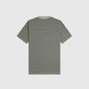 Fred Perry Fine Stripe Heavy Weight Tee - Seagrass - Back