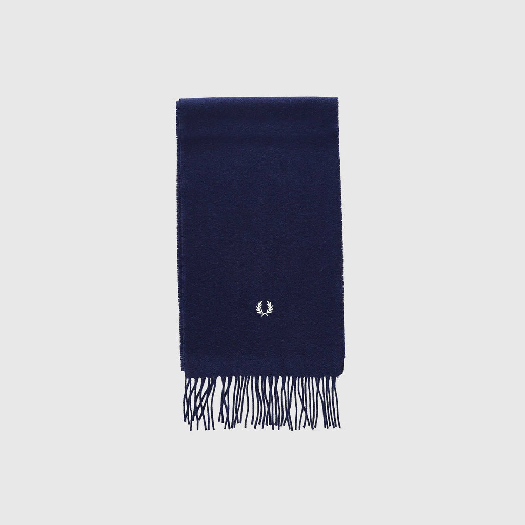 Fred Perry Lambswool Scarf - Navy