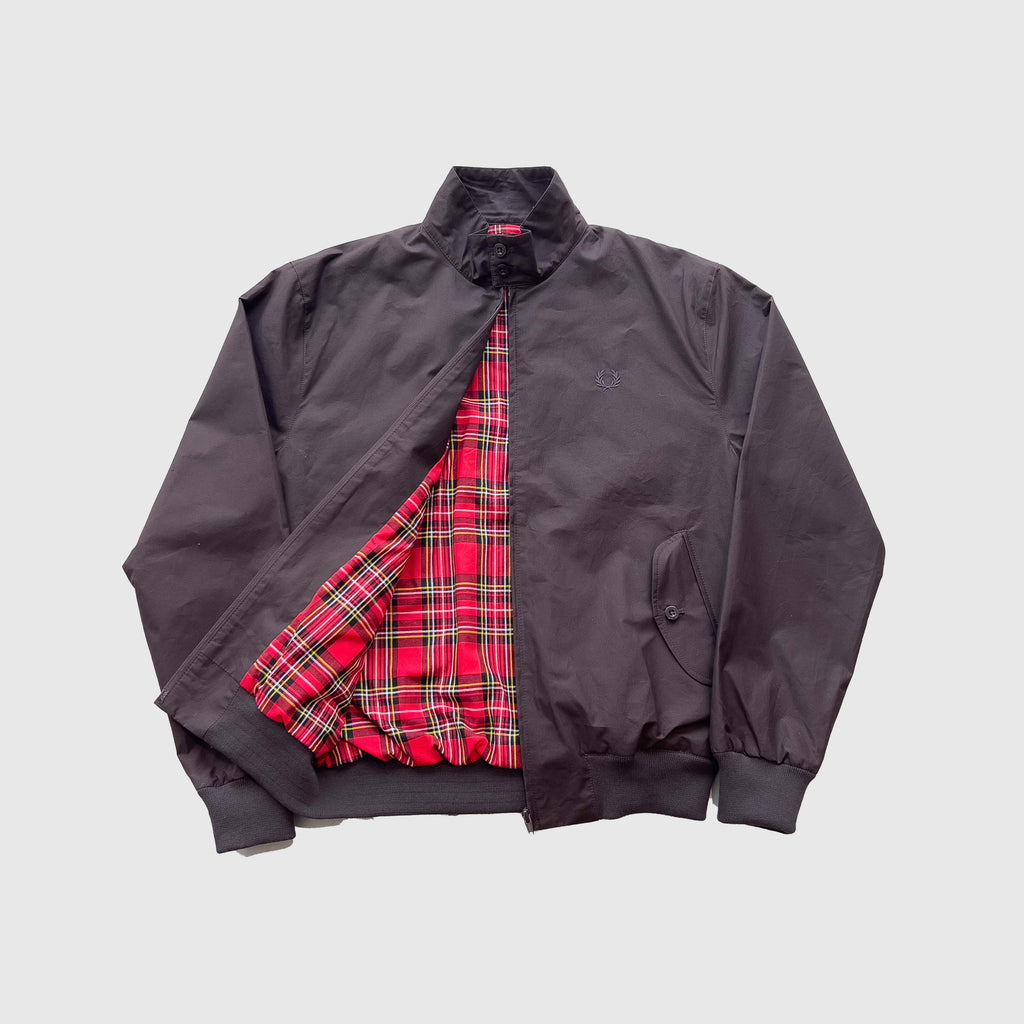 Fred Perry Made In England Harrington - Cedar Brown - Front Open