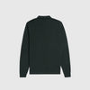 Fred Perry Pique Collared Sweatshirt - Night Green - Back
