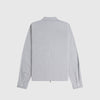 Fred Perry Striped Seerksucker Zip Through Overshirt - Blue / White - Back