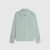 Fred Perry Twill Zip Through Overshirt - Bayleaf - Back