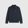 Fred Perry Twill Zip Through Overshirt - Navy - Front