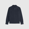 Fred Perry Twill Zip Through Overshirt - Navy - Back