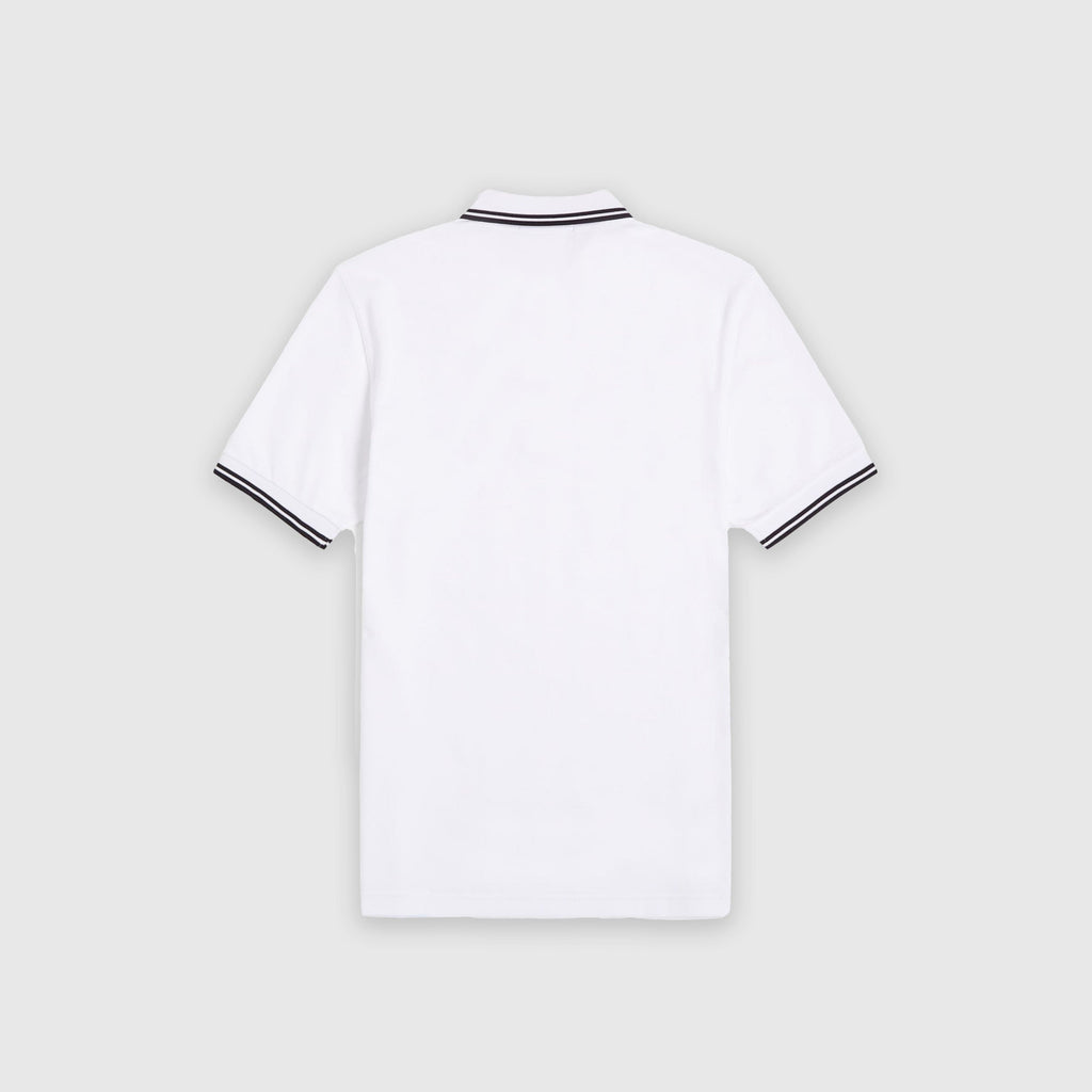 Fred Perry Twin Tipped Fred Perry M3600 Shirt - White - Back